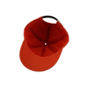 Sunset Red Farbe unstrukturierte 6 Panel Sport Hut Low Profile Baseball Cap für Männer und Frauen Golf Hut