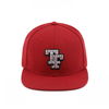 Neue Mode Neue Stickerei Logo 95 % Baumwolle 5 % Spandex Snapback Hut Rote Farbe Snapback Hut