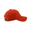 Sunset Red Farbe unstrukturierte 6 Panel Sport Hut Low Profile Baseball Cap für Männer und Frauen Golf Hut