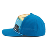 Individuell gewebte Sport-Mesh-Kappe mit gewebtem Etikett, hochwertiger 5-Panel-Sublimationsdruck, individuelle Kappe und Mütze für Herren