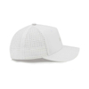 5-Panel-Hut aus 100 % Nylon mit gebogener Krempe, wasserabweisend, leistungsstarker Snap-Back-Hut mit Klettverschluss