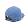 Vintage 6-Panel-Unisex-Baseballkappe, blaue Farbe, Baseballkappe aus gewaschener Baumwolle, klassische unstrukturierte Papa-Mütze mit niedrigem Profil