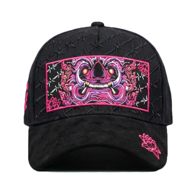 5 Panels, individuelle Applikation, Stickerei, Logo-Baseballm&uuml;tze